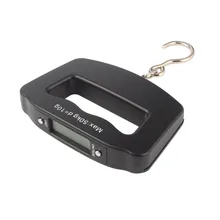 Mini Fishing tool Scale Hand Held Plastic 50kg/10g LCD Digital Fishing Hanging Electronic Scale Pocket Hook Weight Luggage Scale