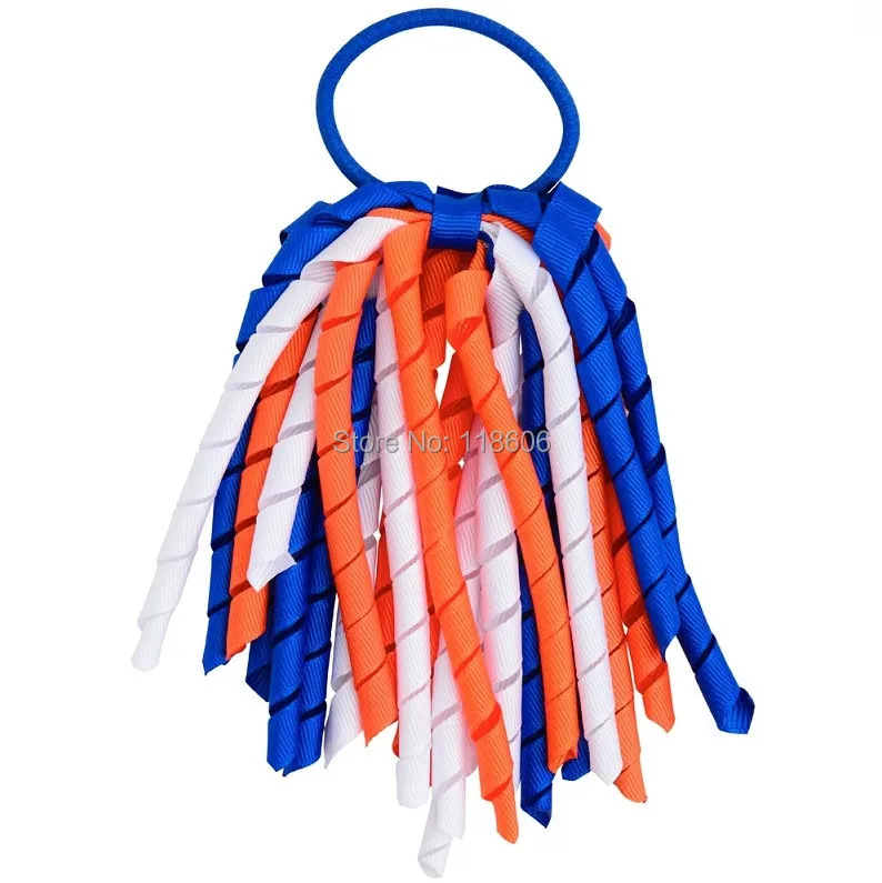 Orange, Blue and White Korker Hair Tie.jpg