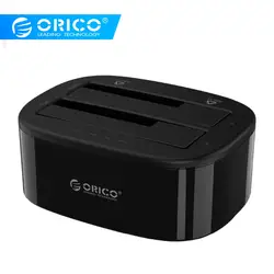 ORICO USB 3,0 на SATA Dual-Bay жесткий диск Док-станция для 2,5/3,5 дюймов HDD/SSD с Offline функция клонирования [протокол UASP]