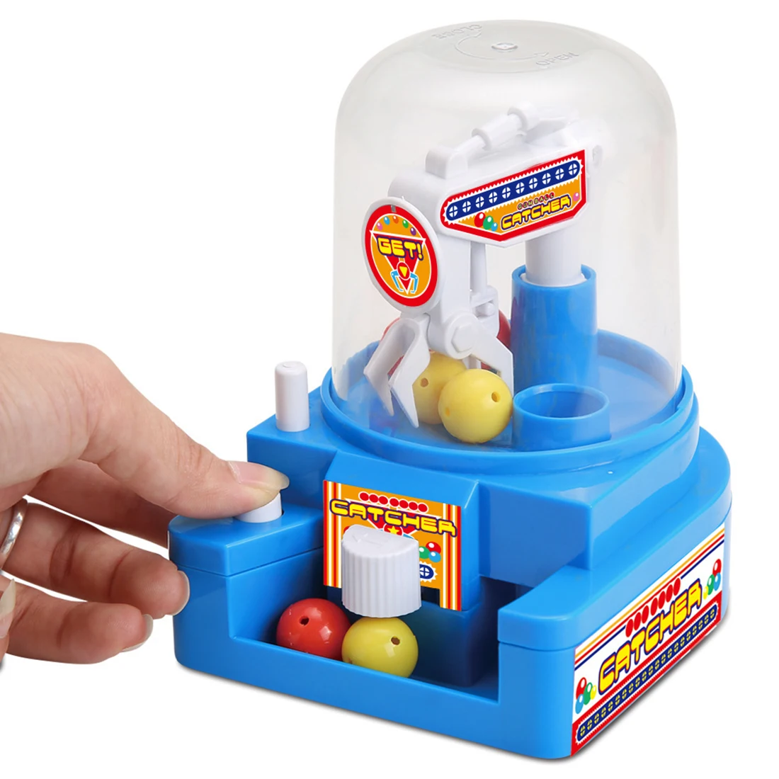 Дети мини клип мяч коготь машина конфеты Catcher кран образовательные игрушки-цвет случайный