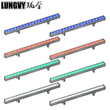 8 шт./лот открытый линейный IP65 18*4 Вт RGBW DMX 4IN1 светодиодные прожекторы IP65 открытый плата DMX сценический свет