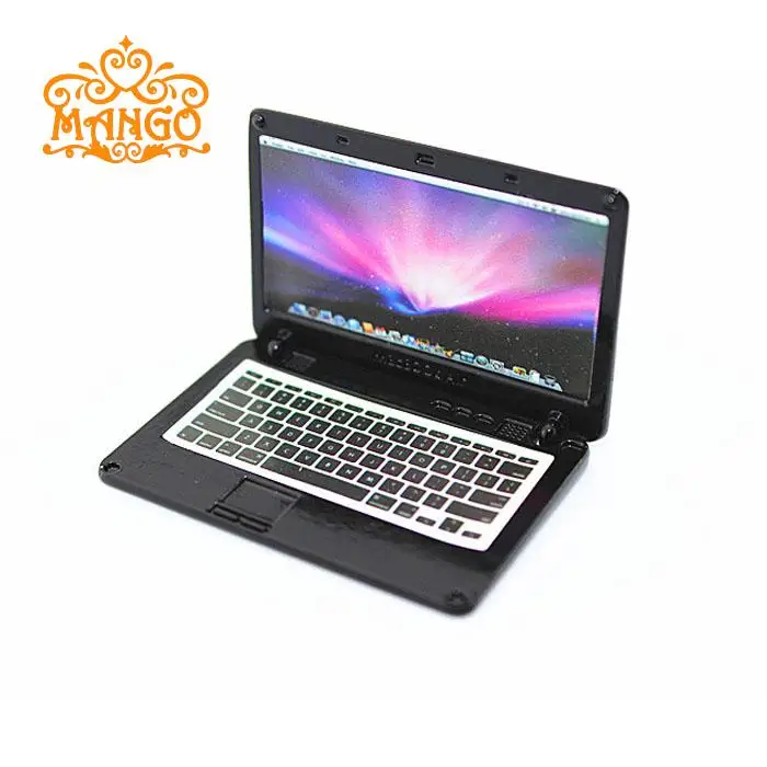 1:12 аксессуары миниатюрный кукольный домик для ноутбука Apple Macbook Air размер