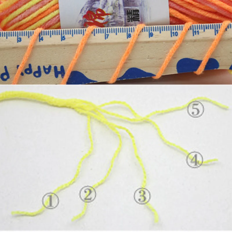 Горячая 50 г/шар камвольная#5 секция-окрашивание средней толщины молочного хлопка Мягкая Детская Пряжа ручная вязка крючком Детская шерстяная JK489