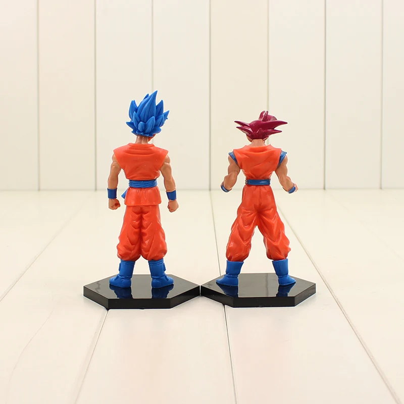 10-14 см 6 шт./лот Dragon Ball Z Super Saiyan Son Goku Vegeta Frieza Piccolo Cell Beerus ПВХ фигурка Модель Коллекция игрушек