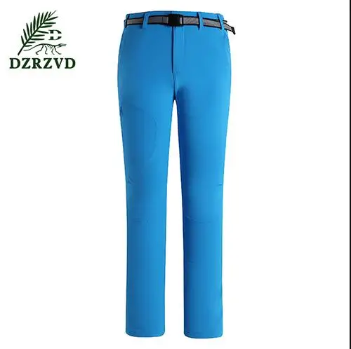 Dzrzvd Primavera Verano al aire libre senderismo de secado rápido Pantalones mujeres deportes elástico empalme transpirable trekking camping Pantalones m-3xl