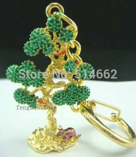 

New Feng Shui Wish Granting Tree of Life keychain metal key chain charm