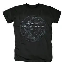 Coldplay небо, полное звезд крышка брит-поп готический рок-музыка Группа альтернатива футболка