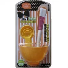10 комплектов косметическая маска чаша палочка щетка для смешивания маски порошок макияж инструменты