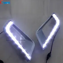 led daytime running lights for ford ranger 2016 ABS fog lights cover for FORD RANGER 2016