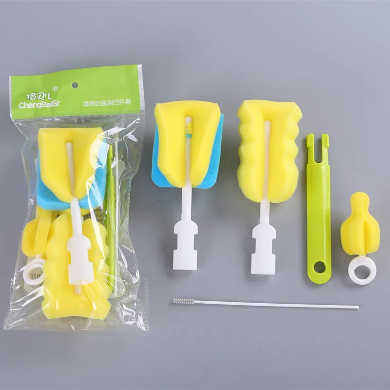 Jual 4 Pcs set Sponge Botol Plastik Sikat Pembersih Botol Clamp Puting Klip Kaca Susu Pembersih Botol Beli 4 Pcs set Sponge Botol Plastik Sikat Pembersih Botol Clamp Puting Klip Kaca Susu Pembersih Botol