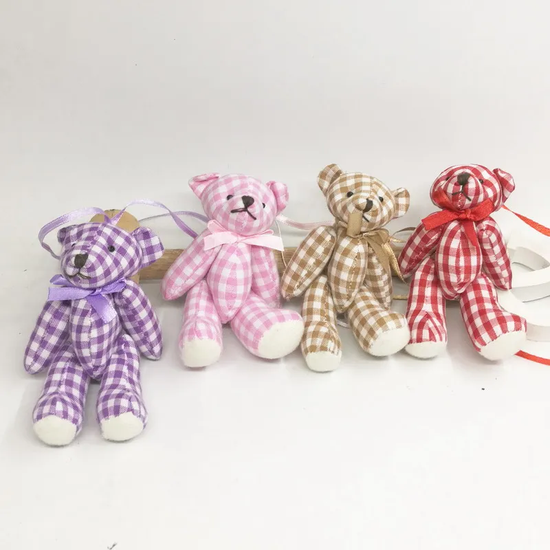 10cm grid cloth bear 3