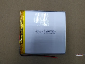 

3.7v li po li-ion batteries 3 7 v Packet 3.7V polymer battery 278589 2800mah