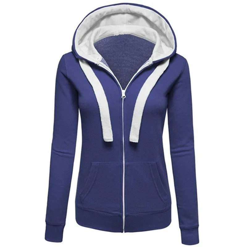 Plain Zip up Hoody Hooded Top Hoodie for Mens and Ladies Zipper Jacket Hoodies Sweatshirts