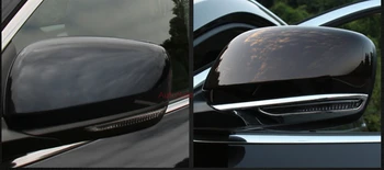

For Renault Koleos 2017 ABS Chrome plastic Rear View Door Mirror Bottom Strip Cover Trim 2pcs
