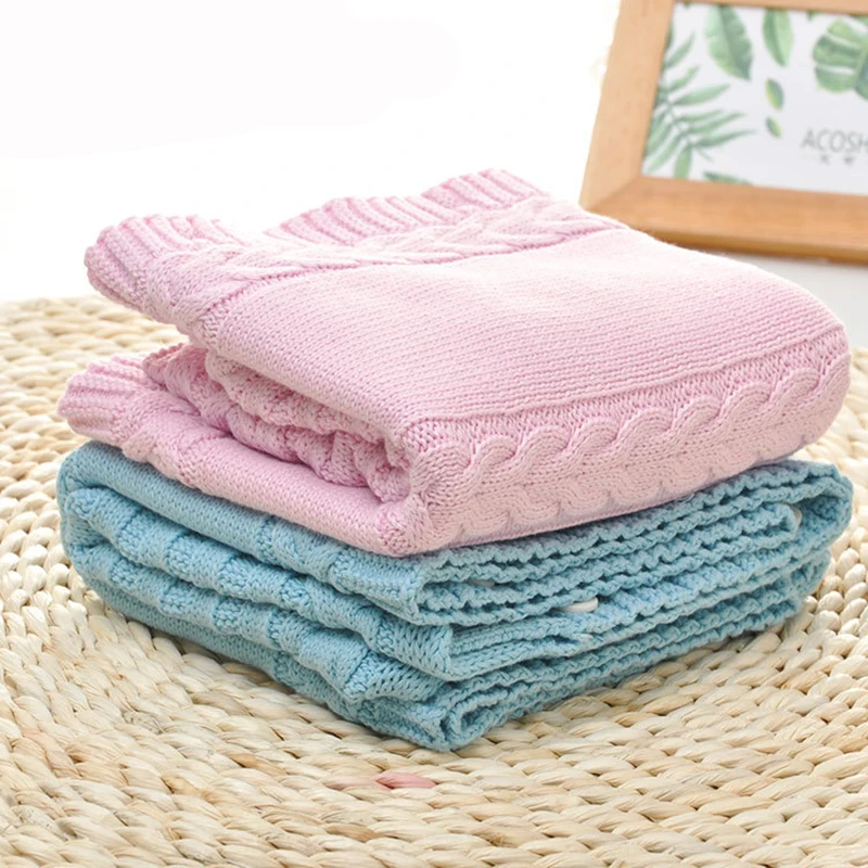Новая коляска конверт для ребенка пеленать обертывание теплая шерсть смешанная Крючком Вязаная толстовка пеленание обертывание одеяло для сна сумка
