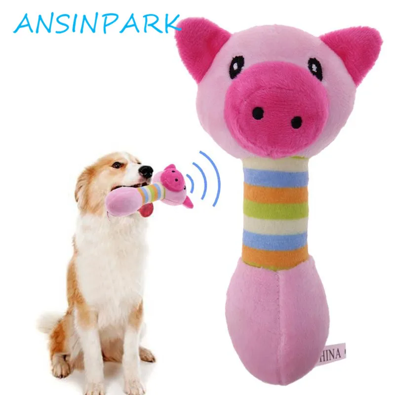 ANSINPARK игрушки для домашних животных милые плюшевые собак щенков белок свинья