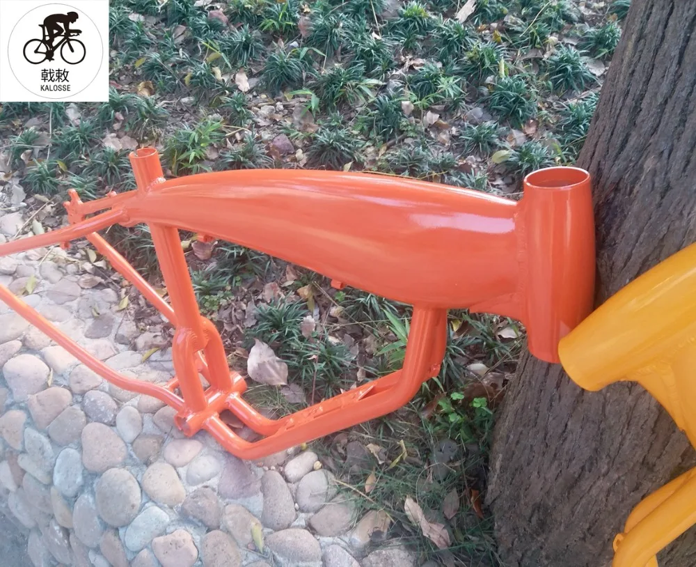 Flash Deal Kalosse aluminum alloy  120mm BB size Electric  bike  frame  26*17inch fat bicycle frame ,26*4.8 beach bike frame 20