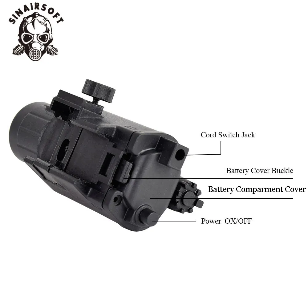 SINAIRSOFT 2 в 1 страйкбол охота M6 CREE светодиодный фонарь 200LM прицел Тактический