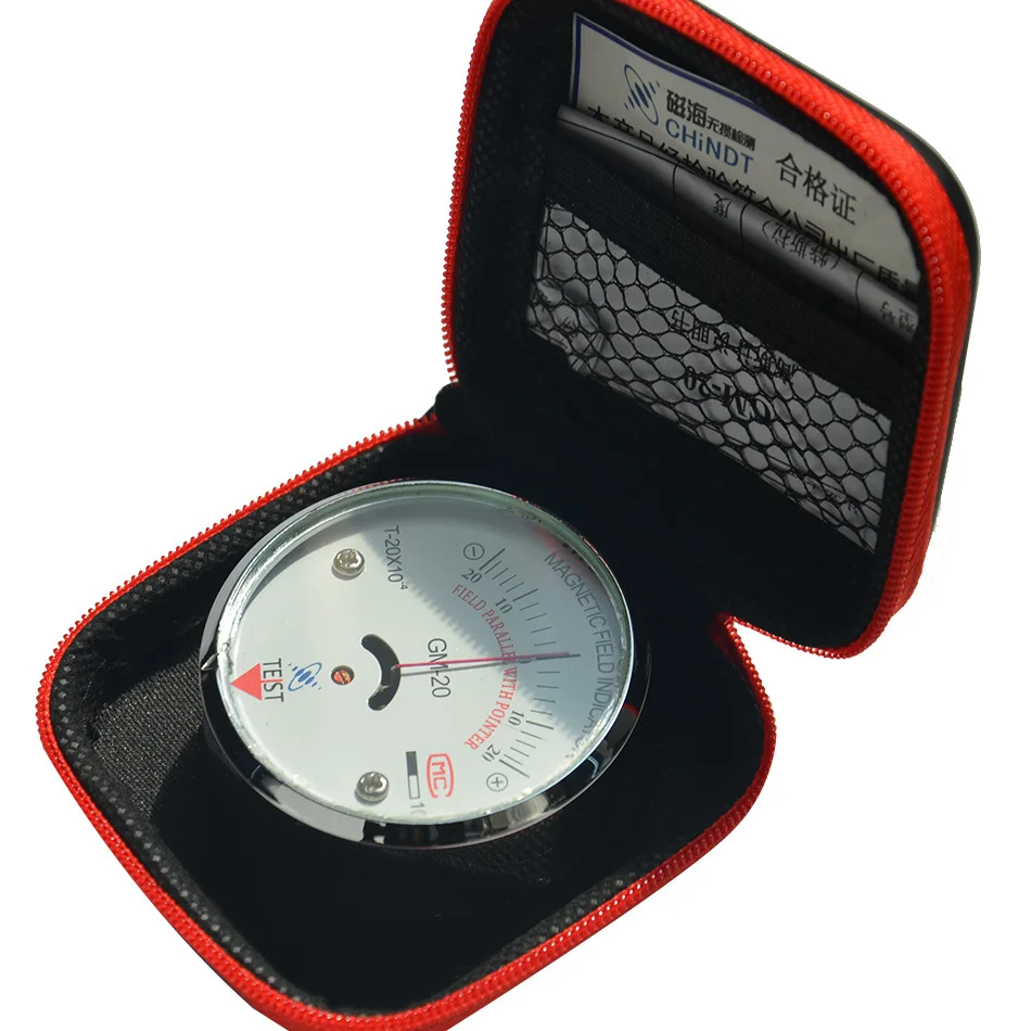 GM-20 Magnetometer Gauss Meter Magnetization Residual Magnetic Field Tester Electronmagnetic Field Emission Detector afbeelding