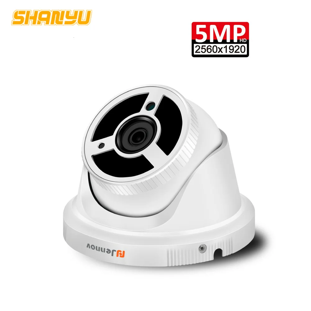 

5MP H.265 CCTV Camera Video Surveillance Home Security Camera POE Network NVR HD ONVIF IP Cam Dome Celling Night Vision 1080p