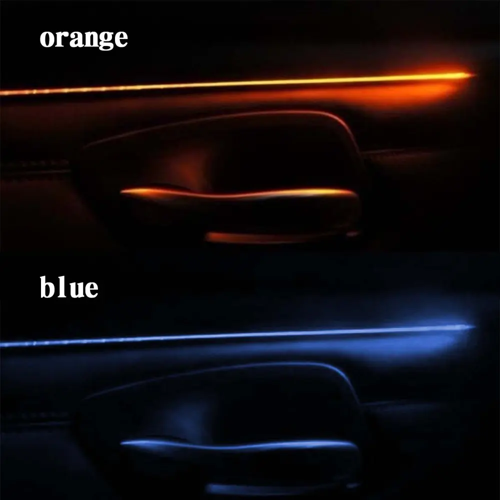 

HOT Four Doors Interior LED Decorative Atmosphere Trim Panel Lights with 2 Switchable Light Color for BMW 3 Series F30 F35
