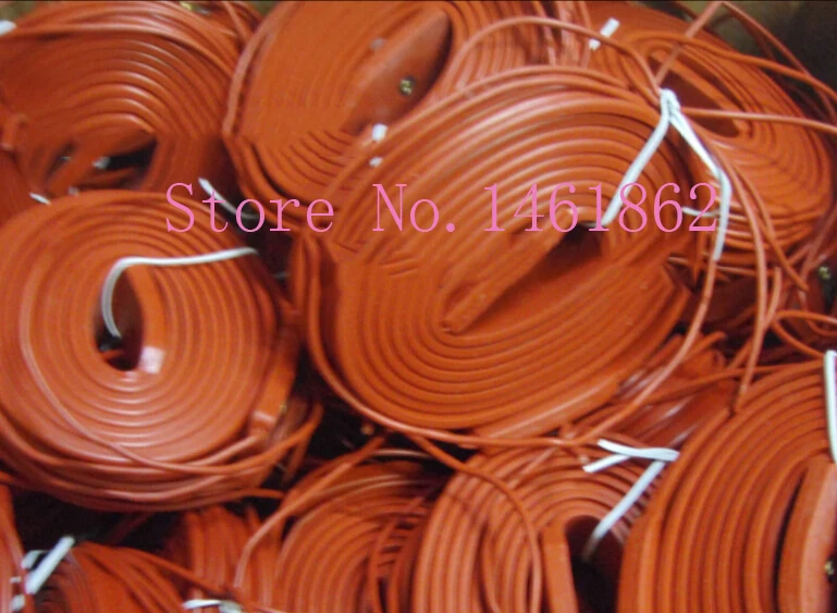 

50mmx5M 750W 220V Silicone Heater , Flexible Heating Element Silicon rubber waterproof cable heating pipeline heater band