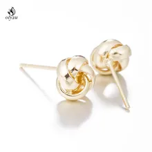 Oly2u – boucles d'oreilles pour femmes, nouvelle mode, Punk, nœud géométrique, déclaration, bijoux, 2018