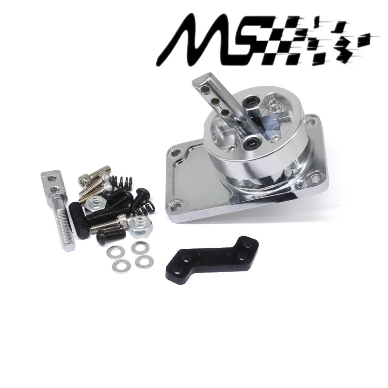 Stormcar Алюминиевый Гонки SHORT THROW SHIFTER для 83-04 FORD MUSTANG T5 T-45 W/OD Серебряный - Цвет: Черный