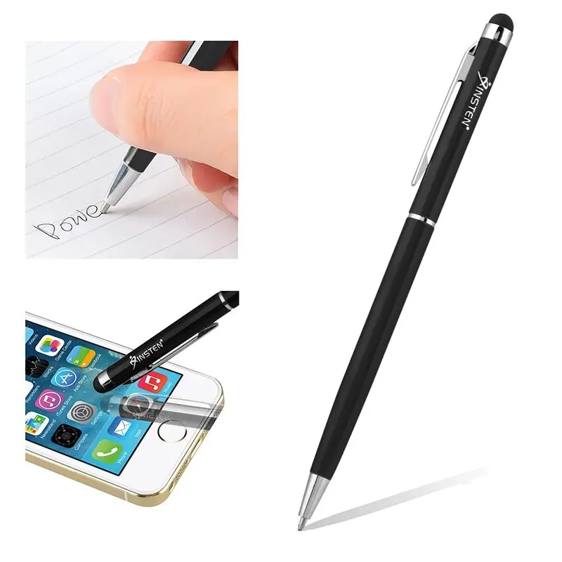 Insten 2in1 LCD Screen Capacitive Touch Stylus Ballpoint Fine Point Pen For iPad Tablet iPhone