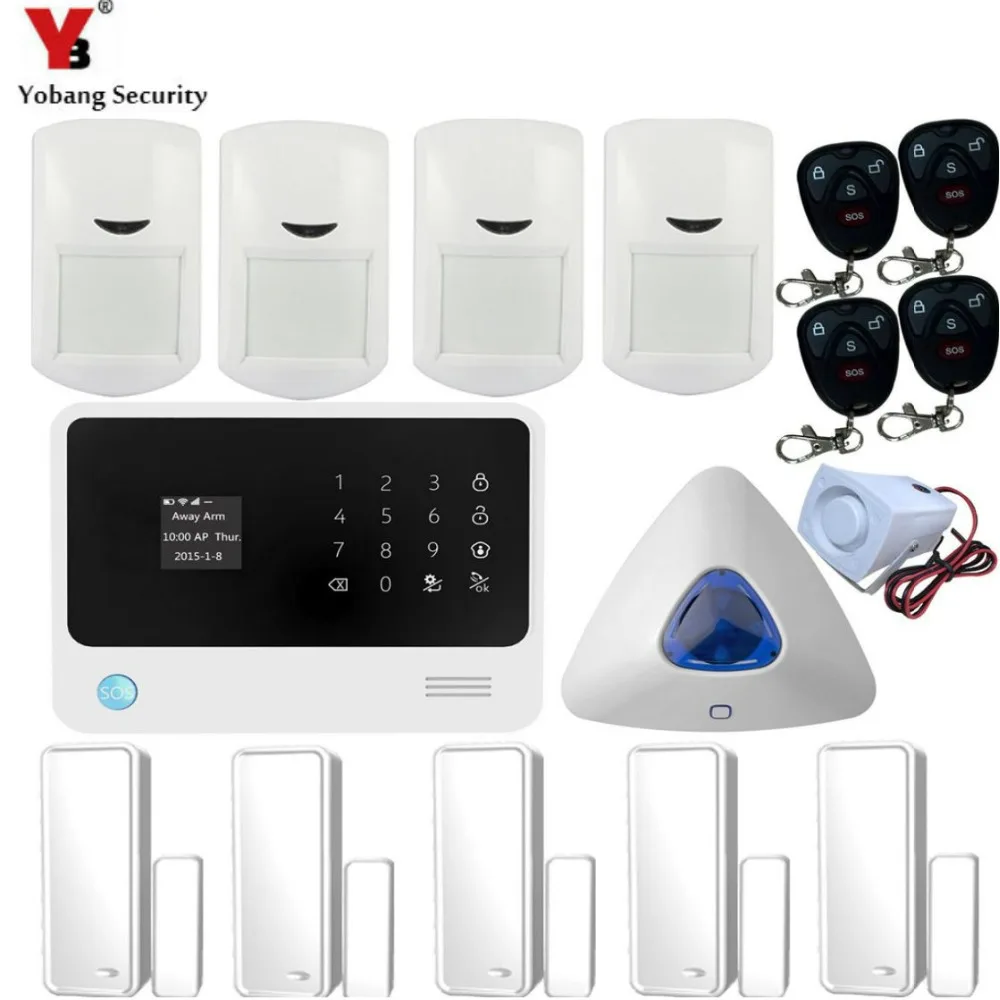 YobangSecurity Home Alarm WIFI GSM Security System Android IOS APP