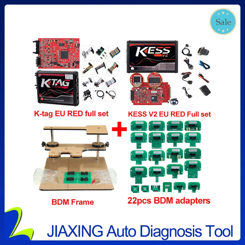 KESS V2 V5.017 SW V2.47 мастер ЕС красный pcb блока управления двигателем Титан KTAG V7.020 4 светодиодный чип инструмент настройки комплект K-TAG 7,020 V2.23 программатор системного блока управления