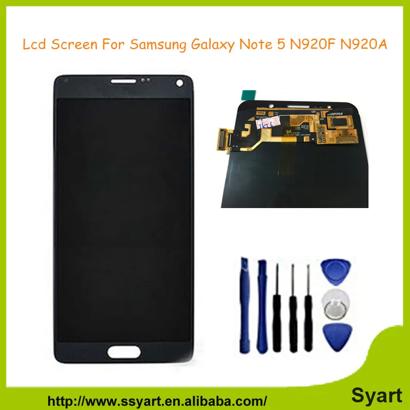 

Best AAA Quality LCD For Samsung GALAXY Note 5 N9200 LCD Display Note5 N9200 N920t N920p LCD Display Screen + Touch Digitizer