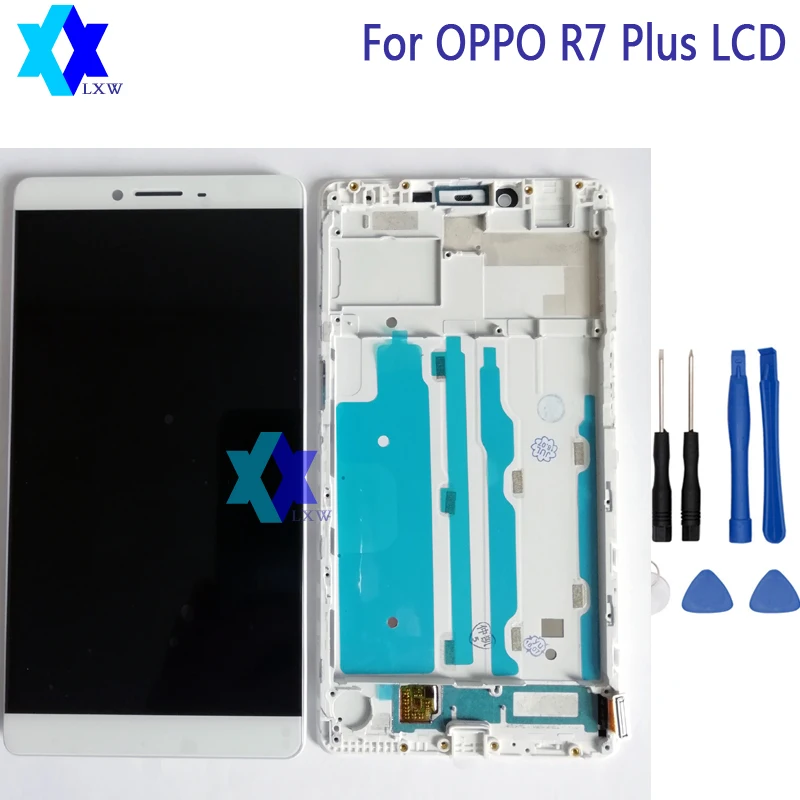 

For OPPO R7 Plus LCD Display +Touch Screen Panel Digital Replacement Parts Assembly Original 6.0 inch 1920x1080P Stock