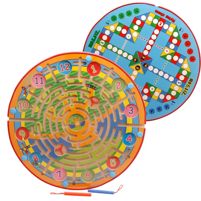 Buy 1 PC Maze Round Clock Games For Kids