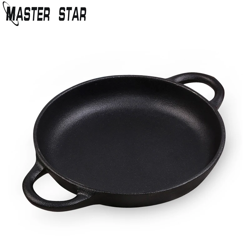 

Master Star 21cm Cast Iron Non-stick Frying Pans General Use For Gas And Induction Cooker Binaural Baking Tray