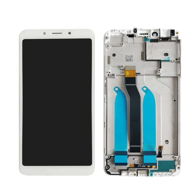 100% Tested LCD display For Xiaomi Redmi 6A 5.45 inch touch screen digitizer assembly For Redmi 6 With Frame Free Shipping
