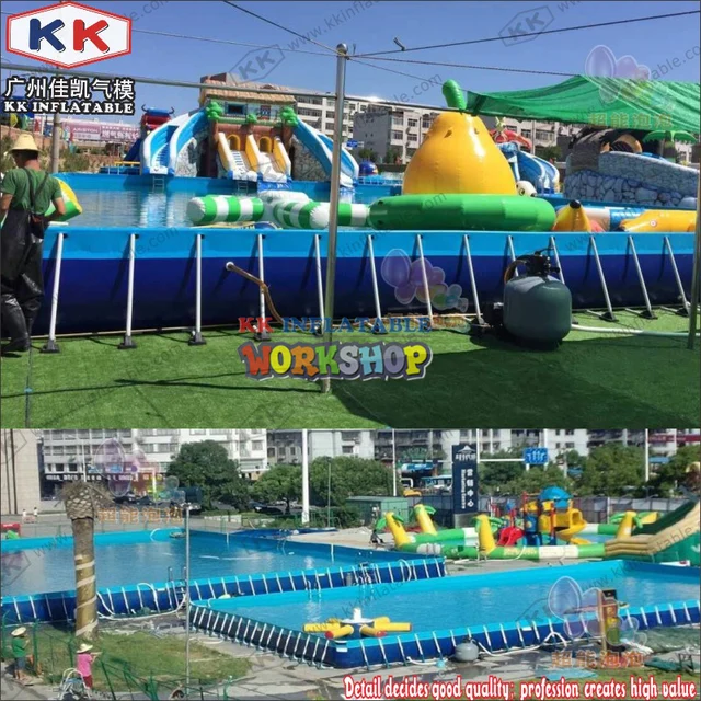 Large household support PVC pool customization Environmentally friendly materials to quickly install the pool 4