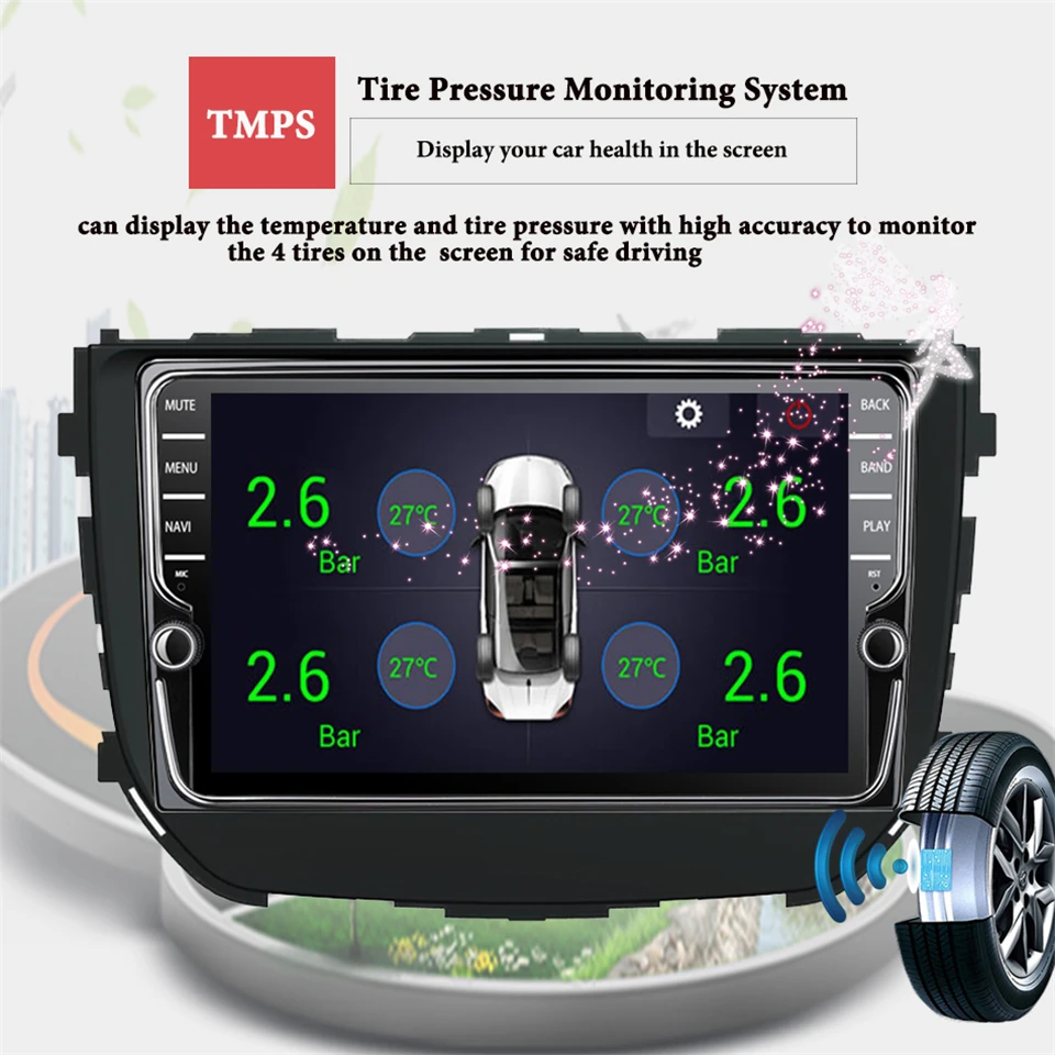 Excellent Android 9.1 Fit SUZUKI Brezza 2016 2017 2018 2019 Octa Core 4+64GB Car DVD Player Navigation GPS Radio Head Unit Carplay 14