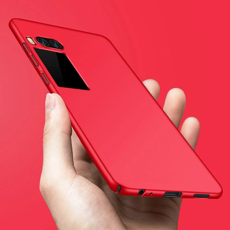 Caso meizu meizu pro 7 pro 7 volver funda ultra delgada anti golpe de lujo negro coque pro7 funda mofi original meizu pro 7 caso
