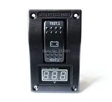 Good Quality VOLTMETER BATTERY TEST TESTER PANEL ROCKER SWITCH DPDT/ON-OFF-ON 5-30V DC MARINE/BOAT/RV