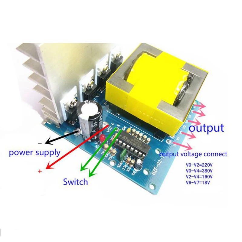 modulo pre booster da placa do inversor 01