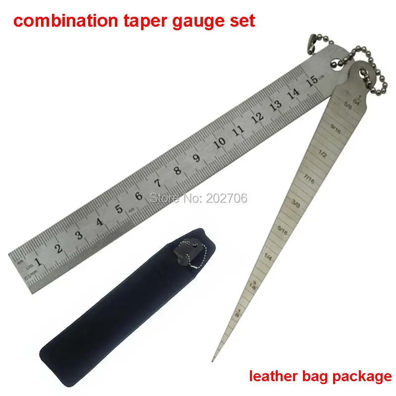 combination taper gauge set stainless steel 1 15mm taper gauge with