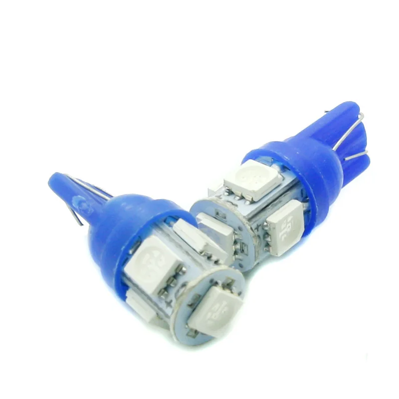Хороший продукт синий 2 шт./лот T10 5050 5SMD 1 Ватт светодиодный автомобильные