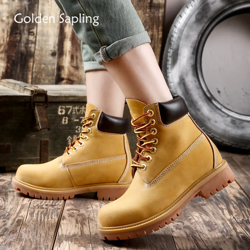 

Golden Sapling Waterproof Leather Outdoor Shoes Men Hunting Boots Breathable Rubber Men's Hiking Shoes Tactical Boot Man Sneaker
