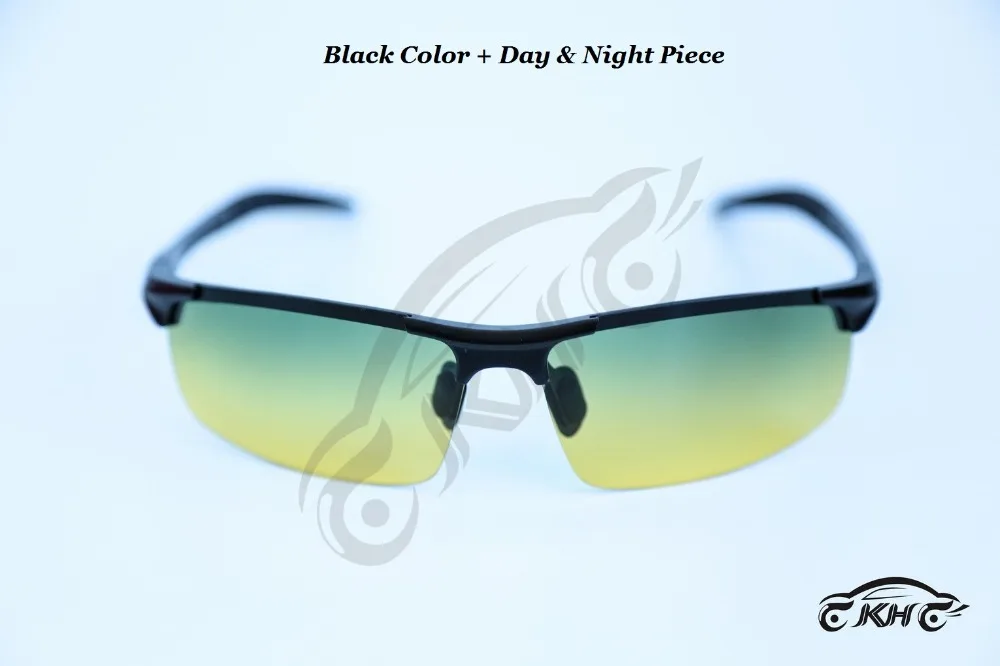 

KH Men's Polarized Sunglasses Day and Night Glasses Vison Multifunction Reduce Glare Goggles LOGO Original Box Eyewear de sol