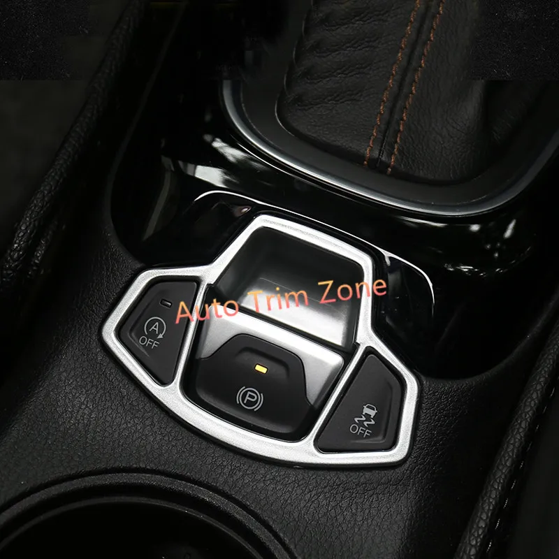 1PCS Interior Hand Parking Brake Cover Trim ABS For Jeep Compass 2017