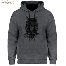 Толстовка с капюшоном с изображением совы, Мужская толстовка, новинка, модная весенняя Осенняя Повседневная Толстовка с капюшоном, мужская спортивная одежда, брендовая одежда для мужчин