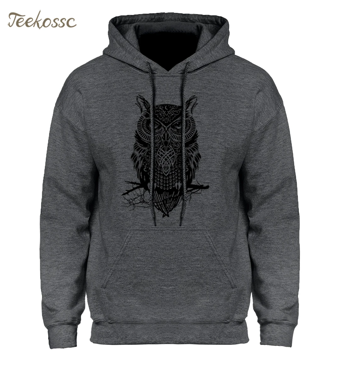 Tanie Animal Owl bluza z kapturem bluza męska 2018 New Fashion wiosna jesień Casual bluza z kapturem męska odzież sportowa marka odzież męska