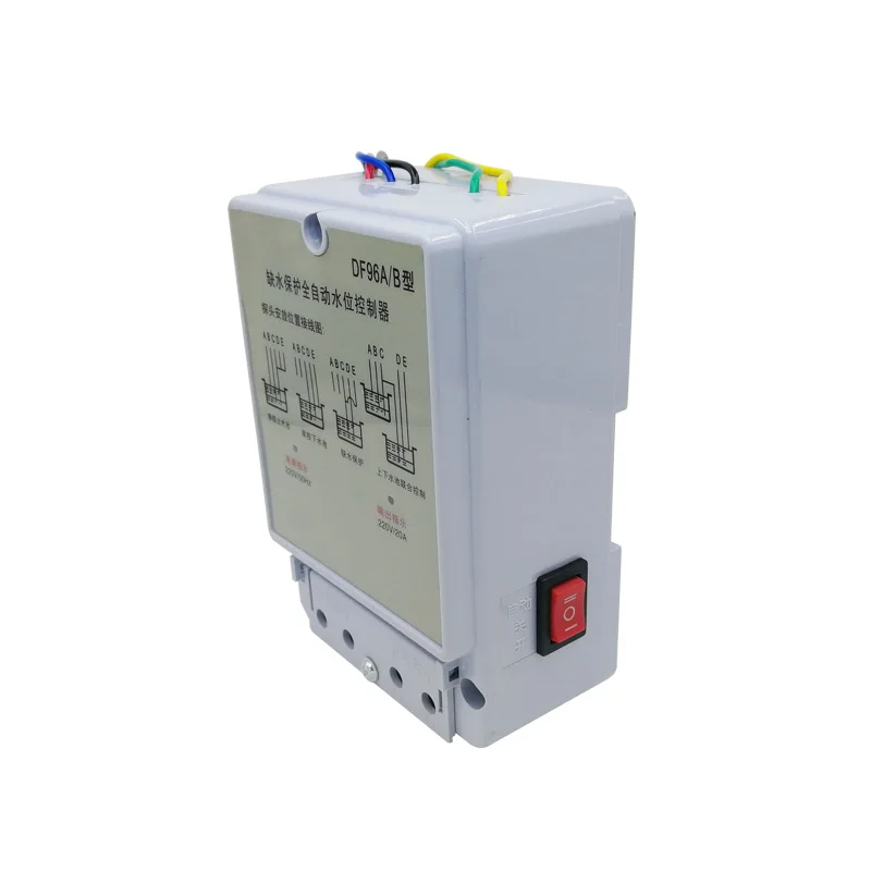 DF96A/B автоматический регулятор уровня воды контроллер насоса автоматический переключатель уровня воды 220 В и 2 м трехцветный датчик уровня воды