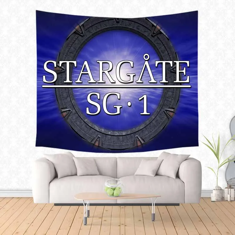 Настенный гобелен с принтом Stargate на заказ декоративные настенные гобелены для